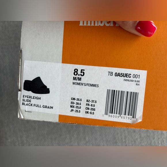 Timberland leather Slide Sandals – Size 8.5 – Brand New in Box - Picture 16 of 16